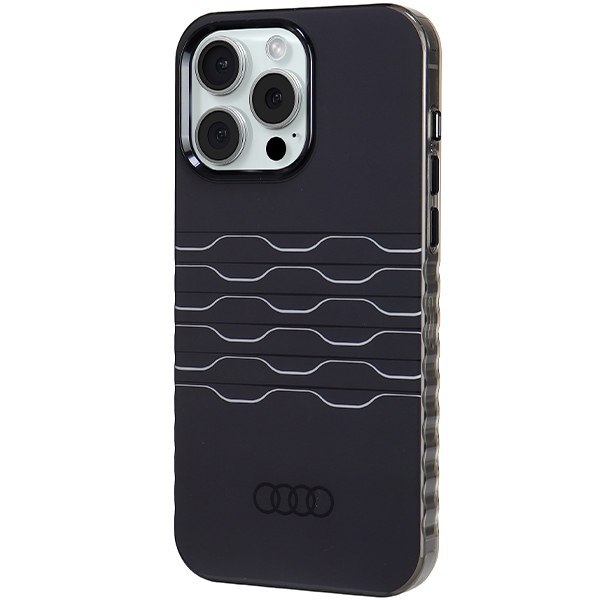 Audi IML MagSafe Case iPhone 15 Pro Max 6.7" czarny/black hardcase